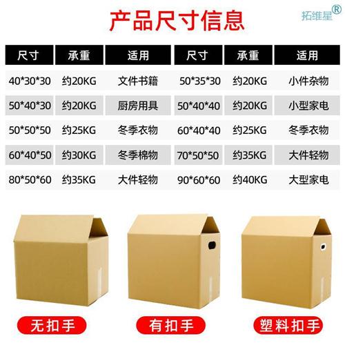 Moving packing and organizing box paper five 搬家打包整理箱