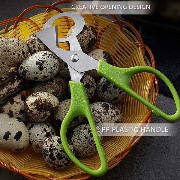 Quail Egg Scissors Metal Cutter Shell Opener Stainless