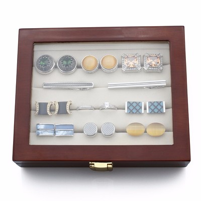 Luxury Cufflinks Tie Clips Jewelry Box Jewelry Case Boxes