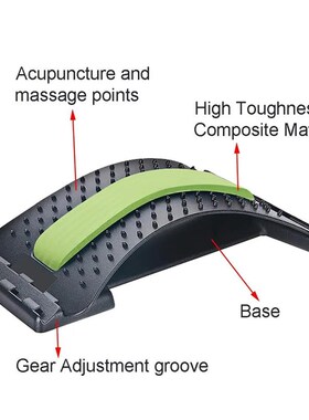 Back Massager Stretcher Fitness Massage Equipt Stretch Relax