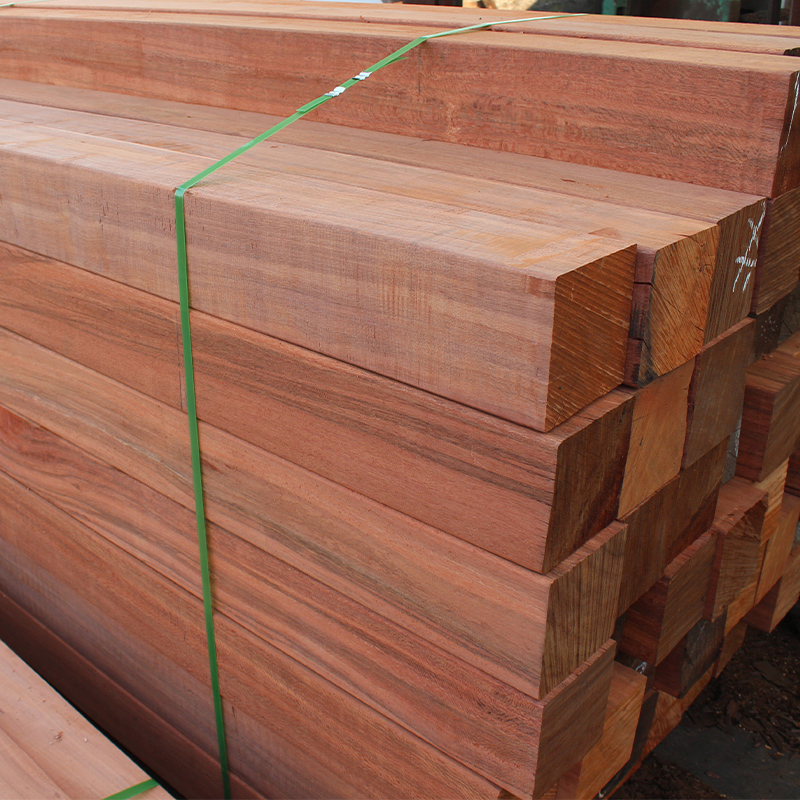 防腐大木方菠萝格实木板材枕木垫木大板原木柱子凉亭栅栏扶手栏杆