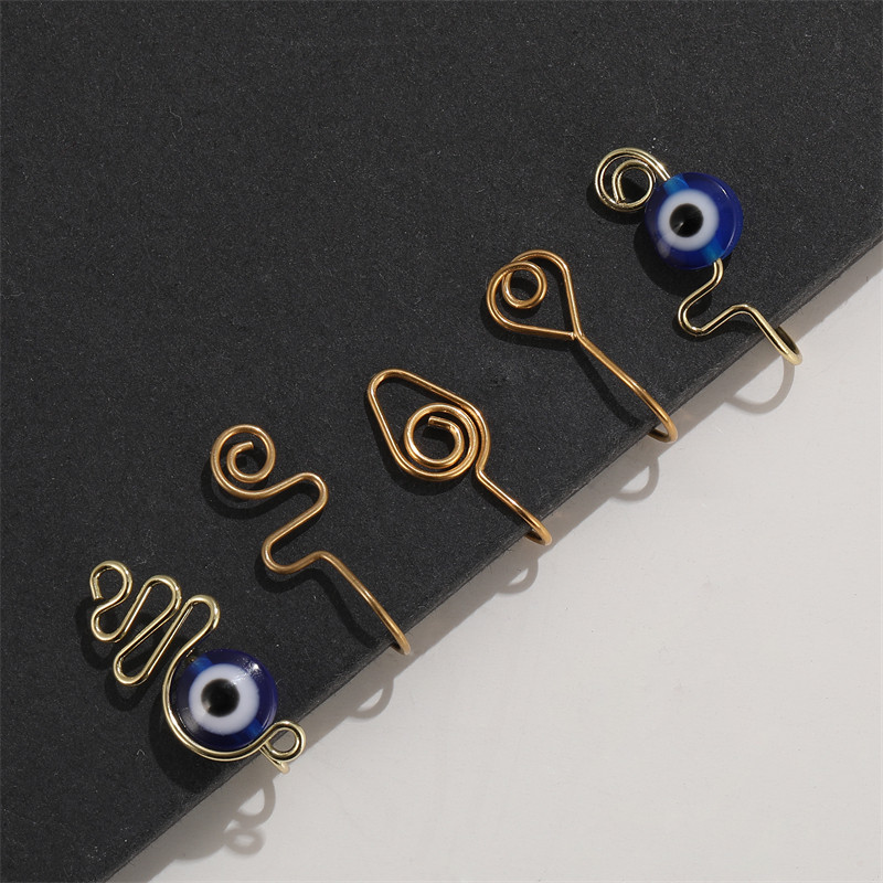 Fake Piercing Nose Ring Sets Hoop Magnetic Nose Cuff for Wom