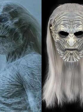 万圣节面具乳胶头套权利的游戏异鬼夜王面具 鬼屋万圣节cos道具