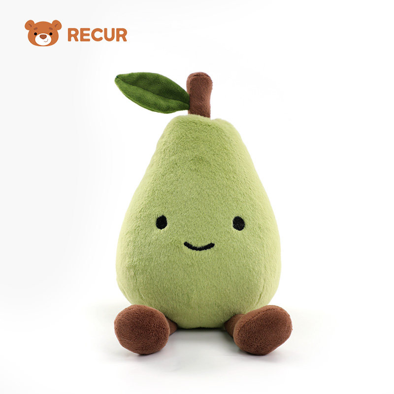RECUR趣味水果毛绒玩具梨子玩偶