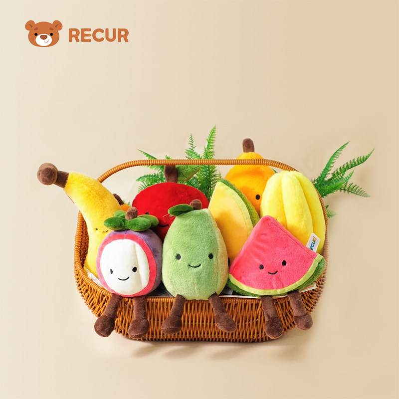 RECUR悦酷水果系列毛绒公仔