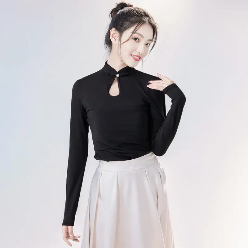 中国舞古典舞服中式旗袍教师上课