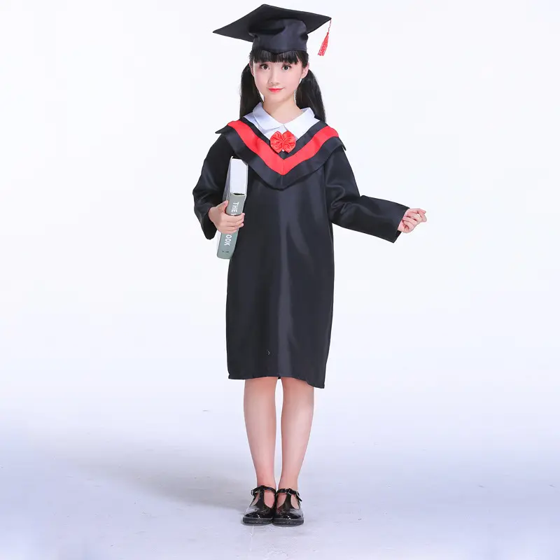 博士服毕业礼服中小学生学士服装