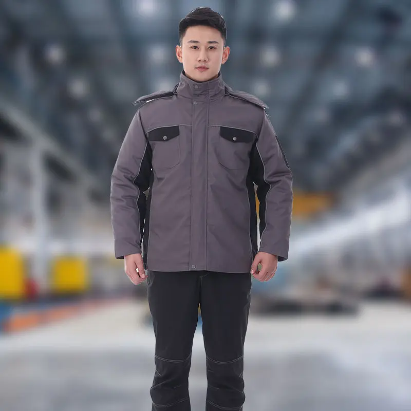 秋冬工作服上衣加厚防撕裂防磨