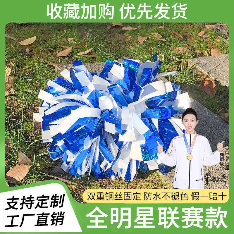 花球啦啦队手拿花花球拉拉队手花
