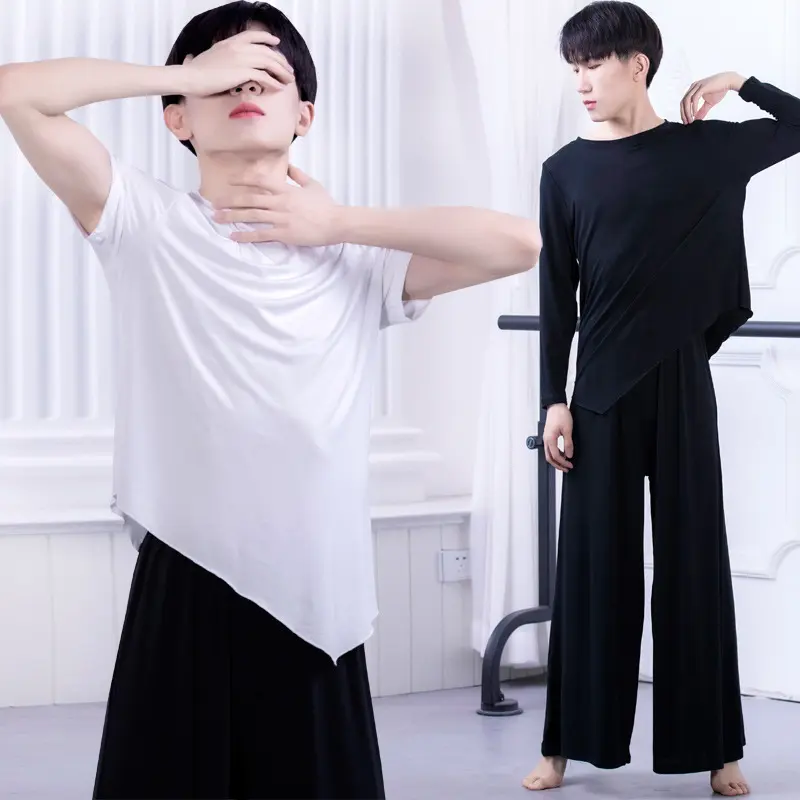 舞蹈练功服装男生古典爵士广场舞