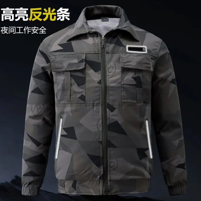 夏季空调服带风扇衣服制冷降温男女款薄款户外工作劳保工装制服
