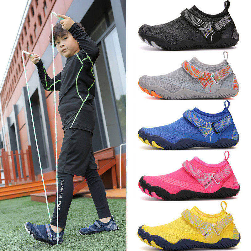 小学生跳绳专用鞋儿童室内健身体能训练鞋防滑轻便减震体育运动鞋