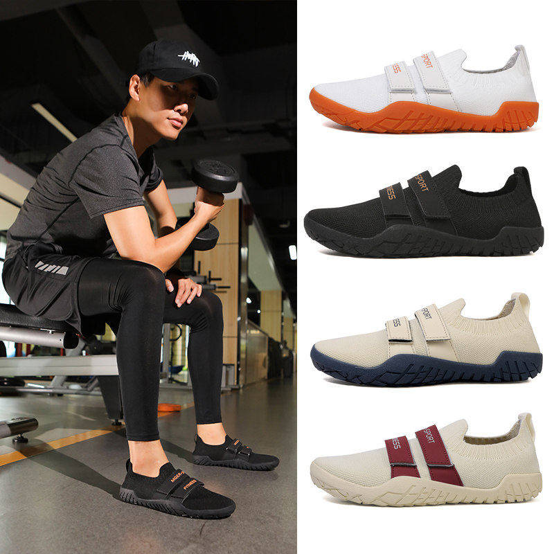 防滑深蹲鞋男女健身硬拉鞋力量举卧推美臀室内训练鞋赤足综合运动