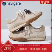 Navigare意大利小帆船板鞋 子女 休闲小众百搭鞋 女士2025新款 秋冬季