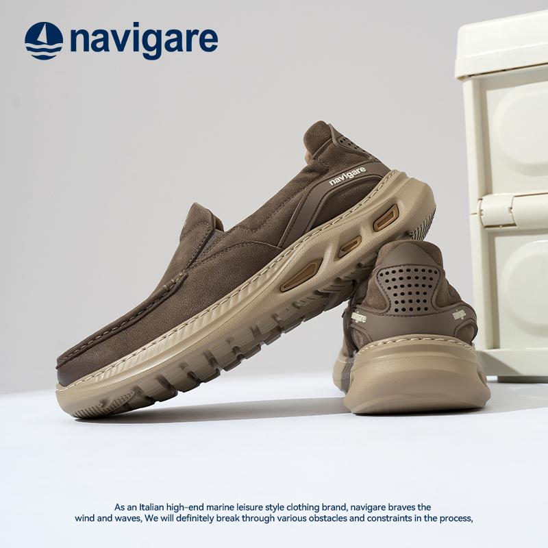 Navigare意大利小帆船皮鞋男款图片
