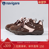 厚底运动休闲鞋 Navigare意大利小帆船复古拼色老爹鞋 女2025秋冬季