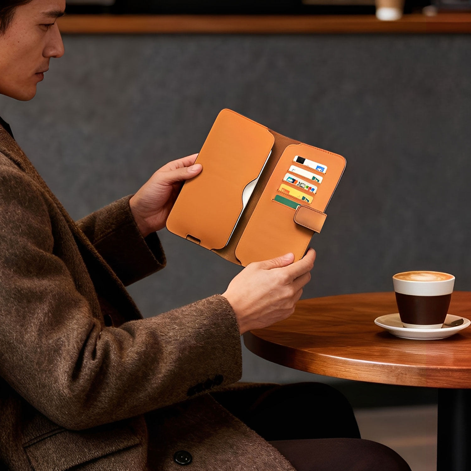 鹿师傅真皮牛皮长款钱包卡包男款2025新款高级手包收纳包手机包,箱包皮具/热销女包/男包,钱包,淘宝优惠券,粉丝福利购,淘宝优惠卷