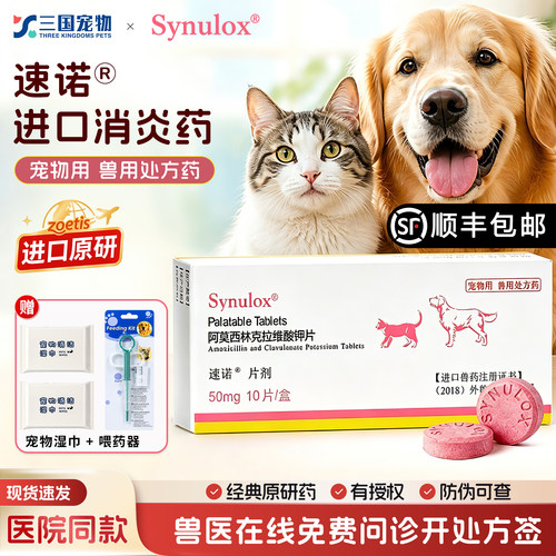 速诺宠物消炎药阿莫西林