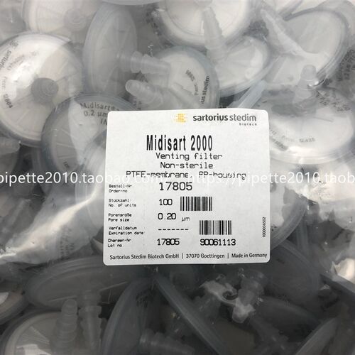 赛多利斯17805-UPQ空气过滤器 Midisart 2000 0.2um 软管口未灭菌