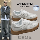 新款 2026夏季 百搭复古潮鞋 子时尚 人本网面透气德训鞋 休闲板鞋 男款