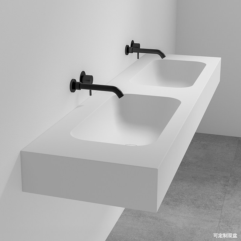 美国进口杜邦可丽耐一体盆洗手盆卫生间台面洗脸池挂墙式洗漱台面,家装主材,浴室柜组合,淘宝优惠券,粉丝福利购,淘宝优惠卷