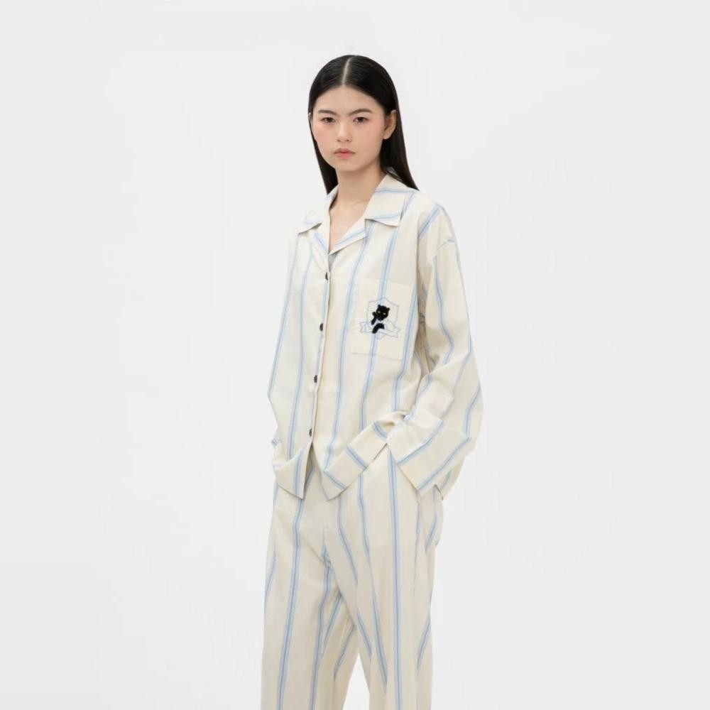 野兽P同款家居服井柏然同款天丝棉家居服套装可外穿情侣睡衣女夏