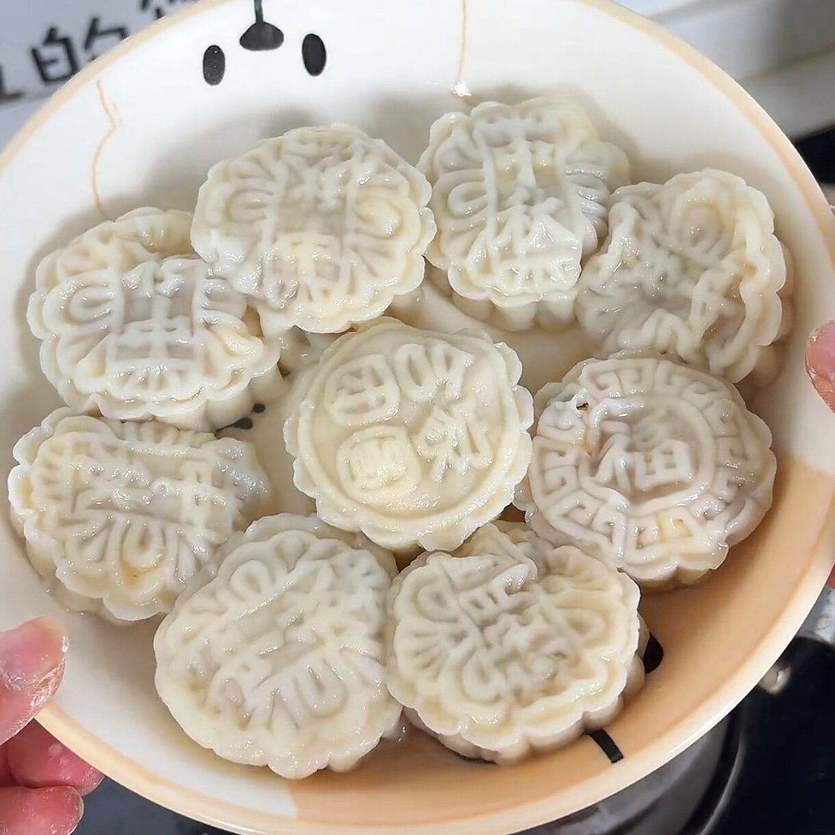 【月饼只是一种形状】月饼饺子模具手压式合家团圆中秋自制小点心