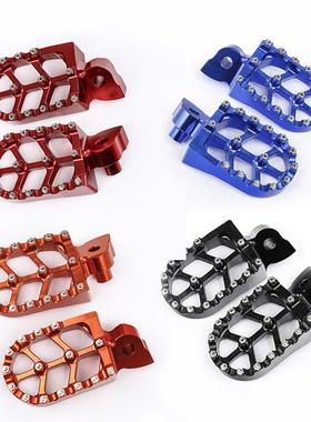 适用于YZ/YZF/WR/85/125/250/400/426/450F越野摩托车防滑脚踏