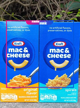 美国进口螺蛳粉芝士通心粉奶酪味意大利面Kraft Macaroni CHEESE