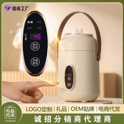 便携式养生壶家用小型多功能电炖杯办公室迷你煮粥神器自动养生杯