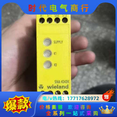 德国WIELAND安全继电器SNA 4043K，R1.188议价