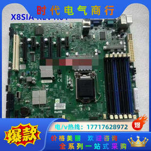 双网卡工业设备议价 1156针服务器工作站主板 超微 X8SIA