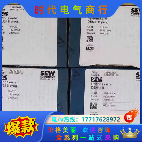 SEW原装变频器卡件DFE32B卡件盒子议价
