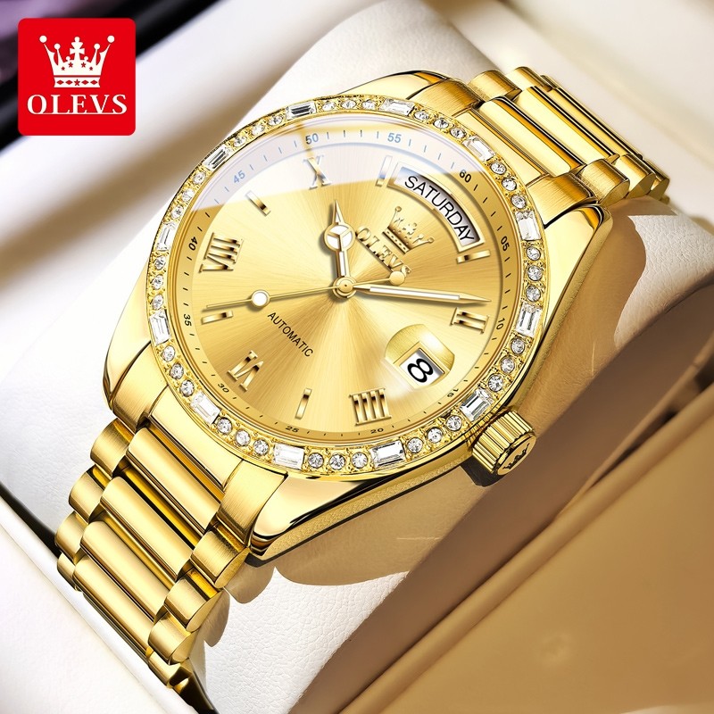 瑞士认证正品牌男士手表男款2026年新款全自动机械表镶钻腕表名式