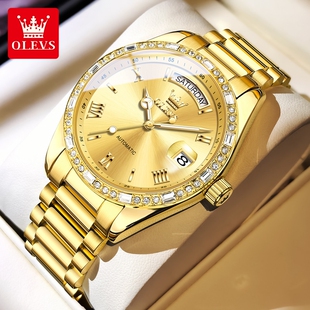 瑞士认证正品牌男士手表男款2026年新款全自动机械表镶钻腕表名式