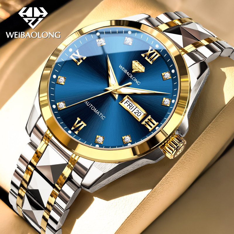 瑞士认证正品牌真钻进口芯男士手表男款2026新款全自动机械表名式