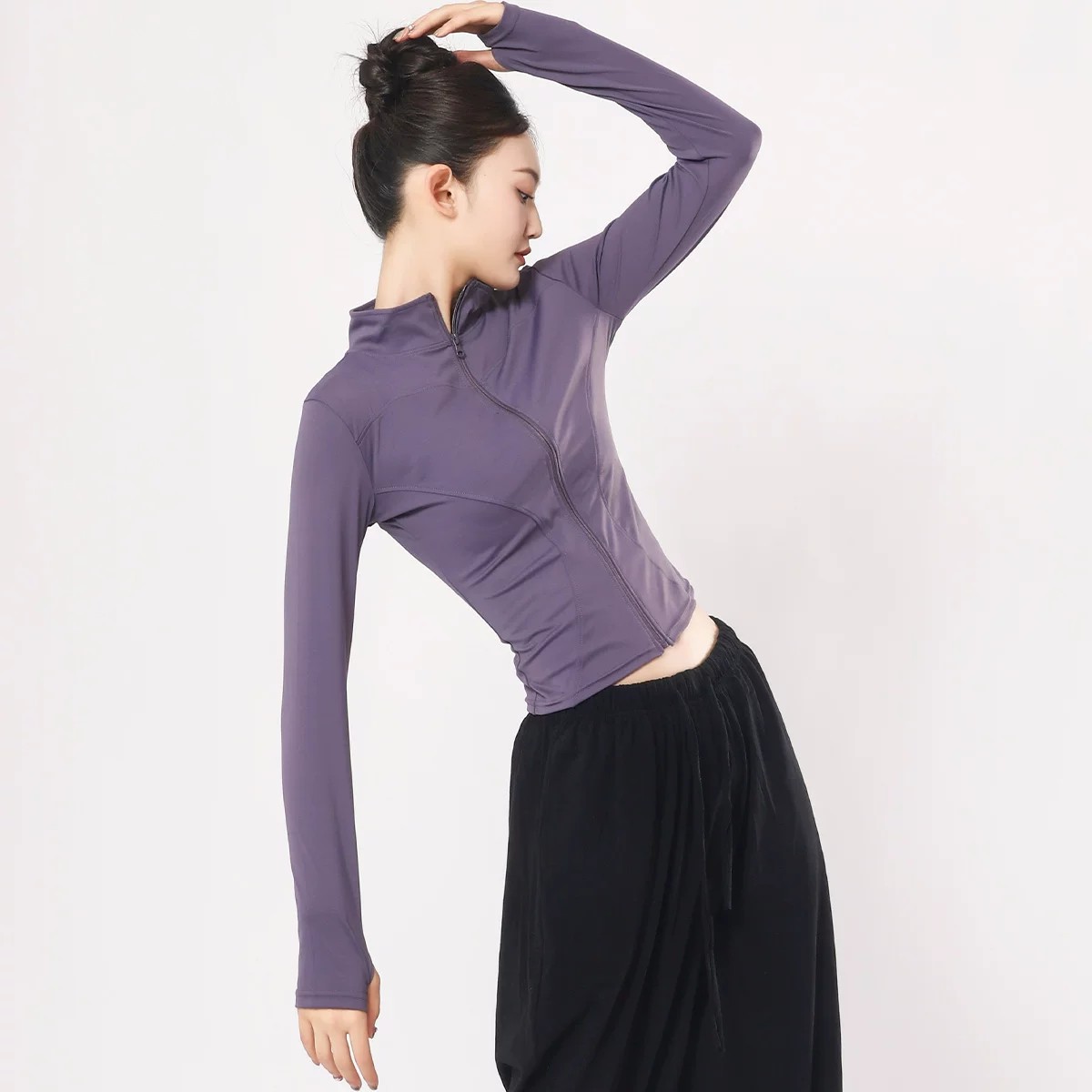 现代舞上衣春舞蹈服练功舞服图片