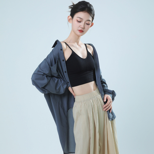 朵棠新款爵士舞现代舞蹈衬衫上衣宽松飘逸轻薄宽松演出练功服装女