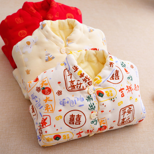 宝宝纯棉花手工棉衣加厚保暖