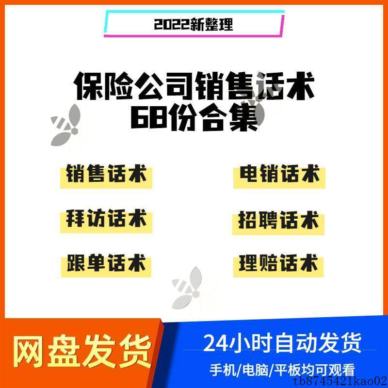 保险公司车险销售技巧话术电话电销沟通拜访招聘流程回访跟单模板
