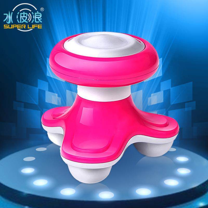 厂家小型MINI电动震动按摩器USB电震动三脚三足三角按摩器