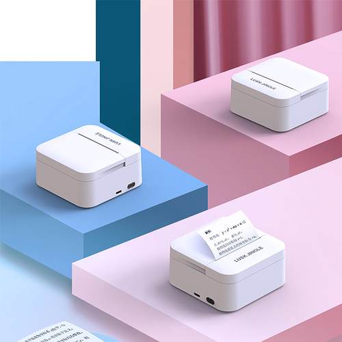 跨境超清打印机小型便携式打印标签迷你口袋无墨照片热敏打印机