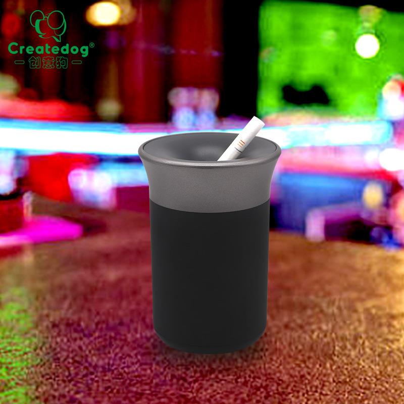 亚马逊新款烟蛋收纳prime 时尚家用不锈钢创意车载烟灰缸适用IQO4