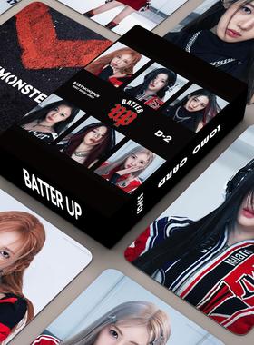 55张BABYMONSTER出道曲BATTER UP明信片LOMO卡收藏卡片宝贝怪兽
