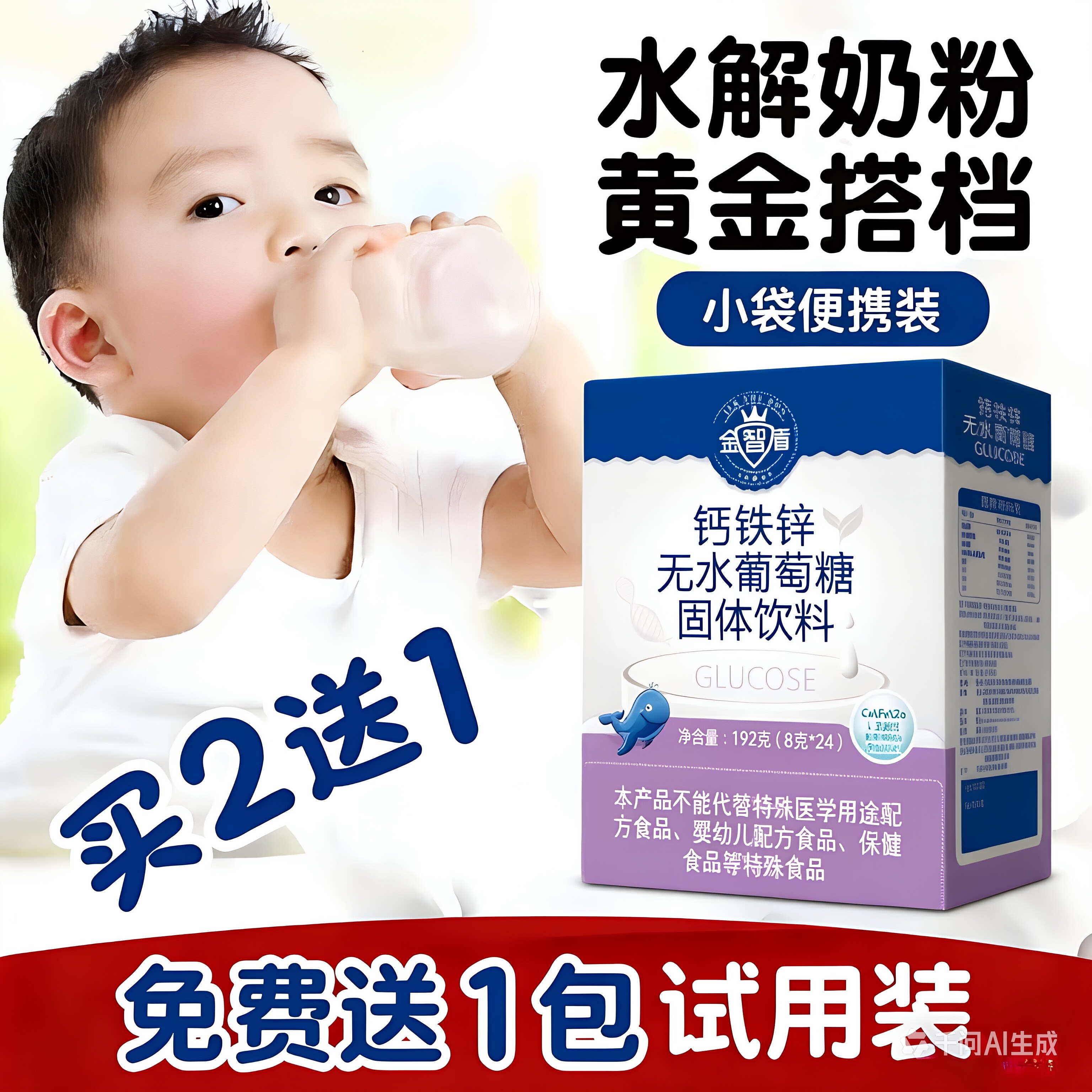 婴幼儿葡萄糖粉氨基酸水解奶伴侣图片