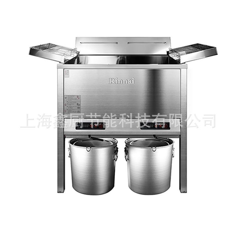 燃气油炸机商用RFA-227G-CH油炸炉小吃店食堂 燃气油炸炉单缸