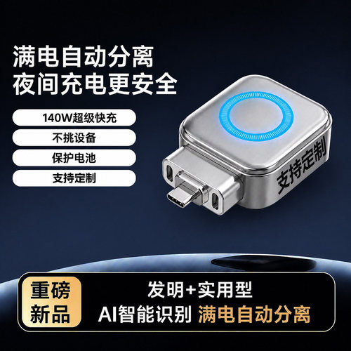 AI智能断电防过充140W快充充电器