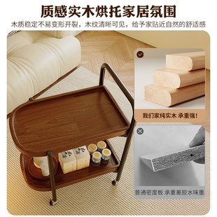 可移动茶桌小茶台家用侧边柜茶水柜简约现代沙发边几小桌子小茶几
