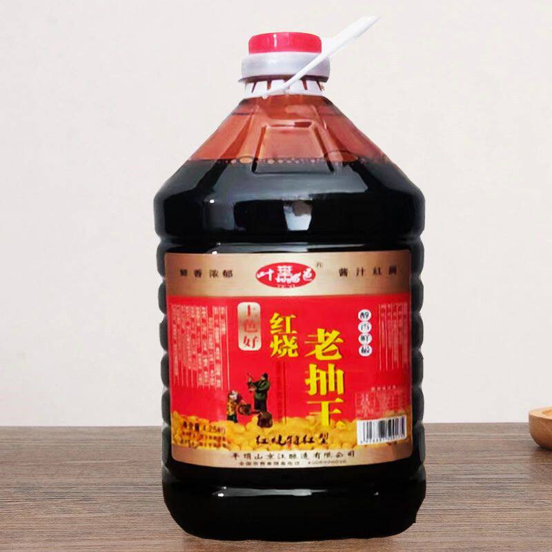 商用大桶红烧老抽王红烧酱油酱汁调色卤炖炒菜上色调味品桶装
