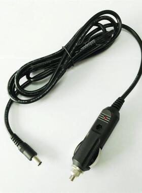 点烟器12v24v点烟器DC插头55*21mm输出车载车充DC电源线3米长3-5A